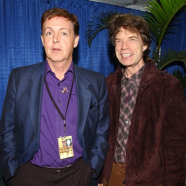 Paul McCartney Mick Jagger 231010